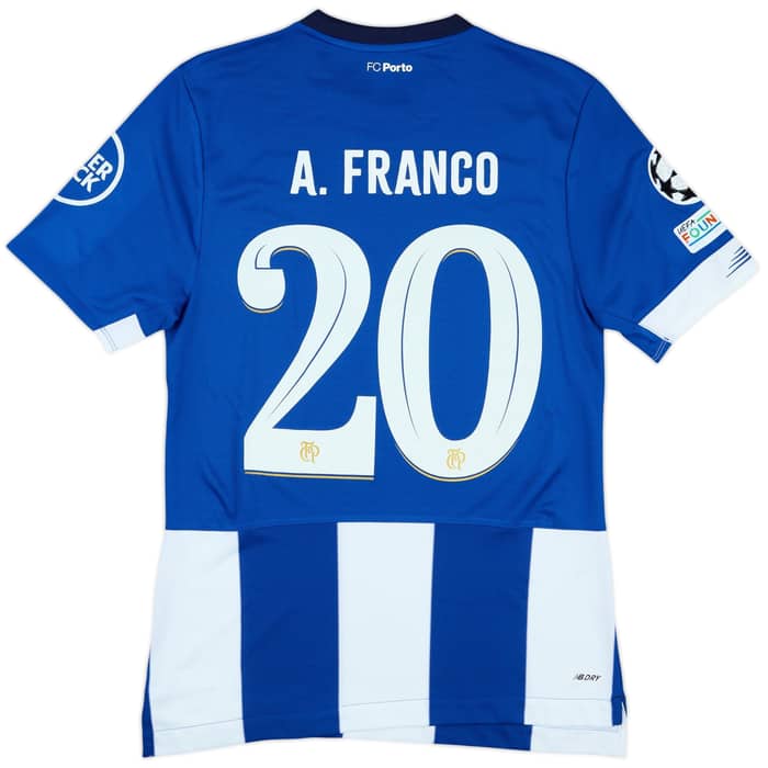 2023-24 Porto Match Issue Champions League Home Shirt A.Franco #20
