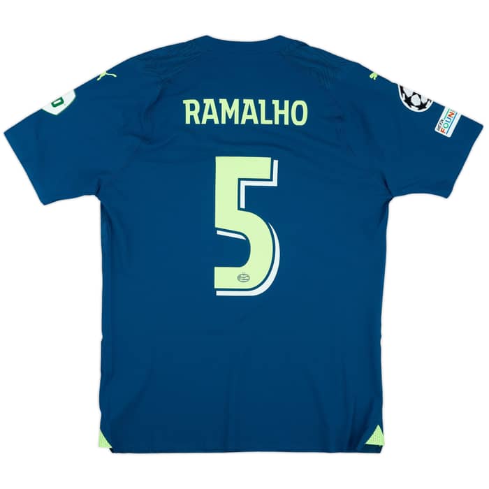 2023-24 PSV Match Issue Champions League Third Shirt Ramalho #5