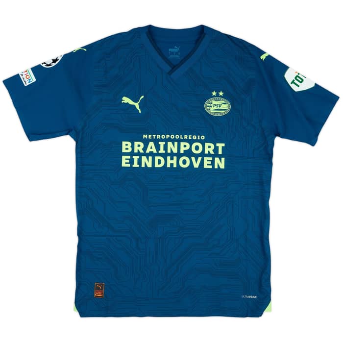 2023-24 PSV Match Issue Champions League Third Shirt Ramalho #5