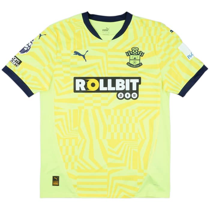 2024-25 Southampton Match Issue Away Shirt Lallana #10