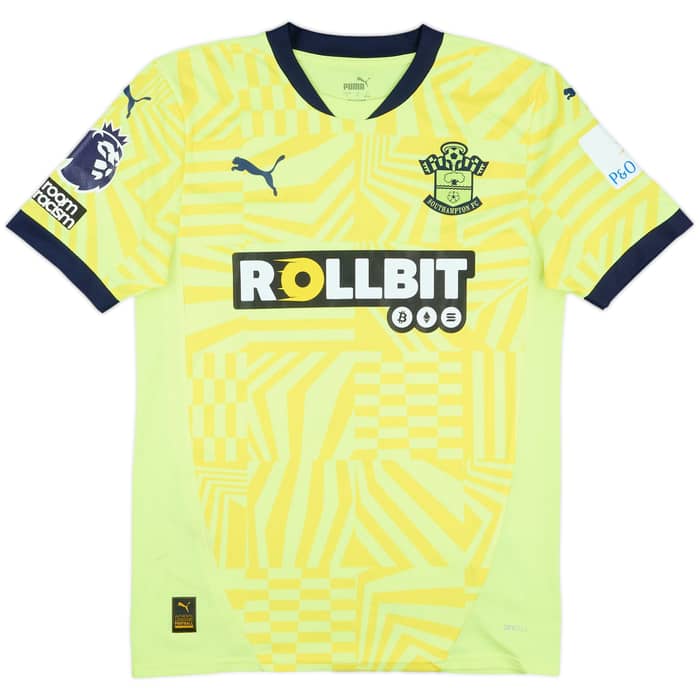 2024-25 Southampton Match Issue Away Shirt A. Armstrong #9