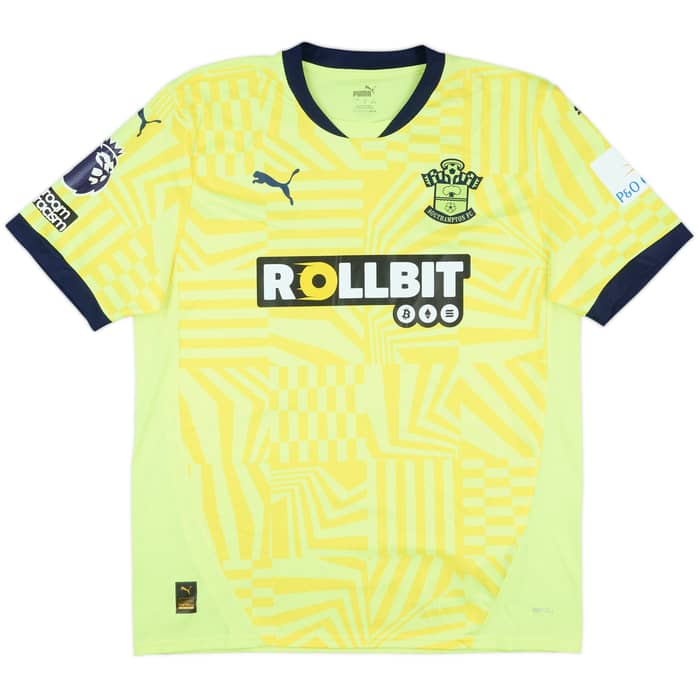2024-25 Southampton Match Issue Away Shirt Taylor #21