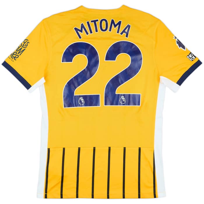 2024-25 Brighton Match Issue Away Shirt Mitoma #22