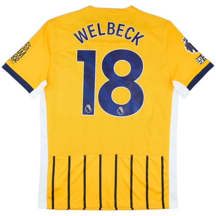 2024-25 Brighton Match Issue Away Shirt Welbeck #18
