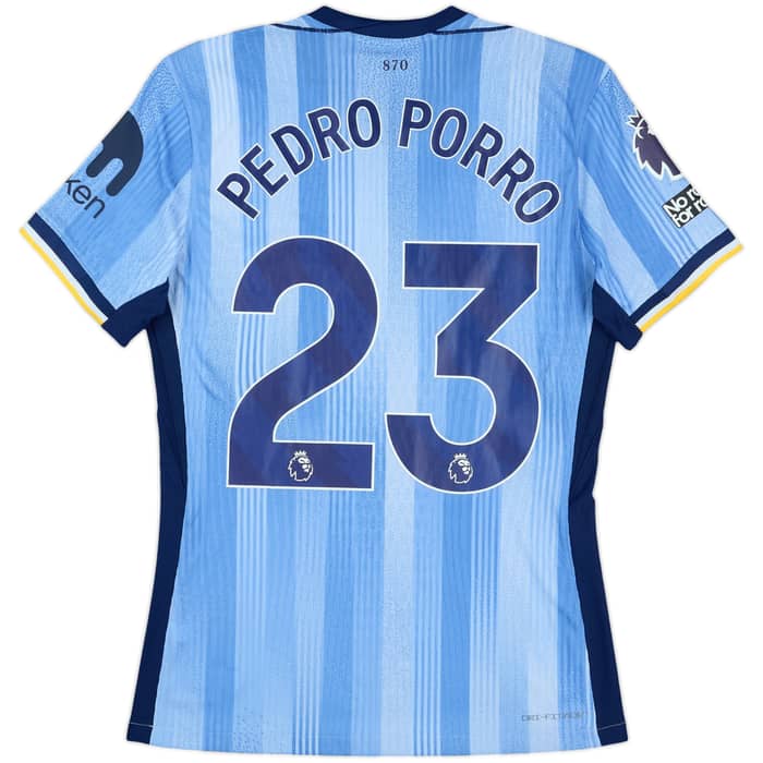 2024-25 Tottenham Match Issue Away Shirt Pedro Porro #23