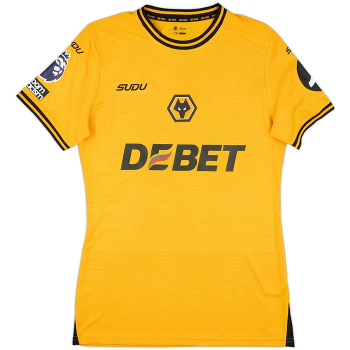 2024-25 Wolves Match Issue Home Shirt Cunha #12
