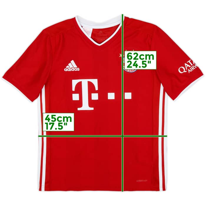 2020-21 Bayern Munich Home Shirt - 6/10 - (L.Boys)