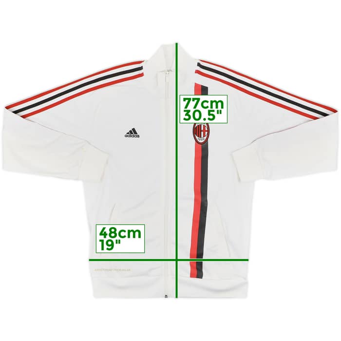 2011-12 AC Milan adidas Track Jacket - 8/10 - (S)