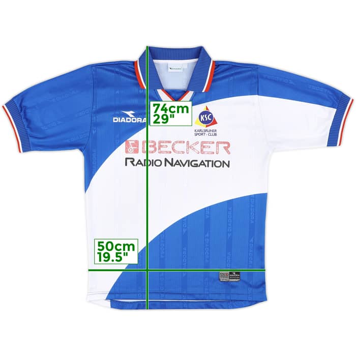 1999-00 Karlsruhe Home Shirt - 5/10 - (XL)