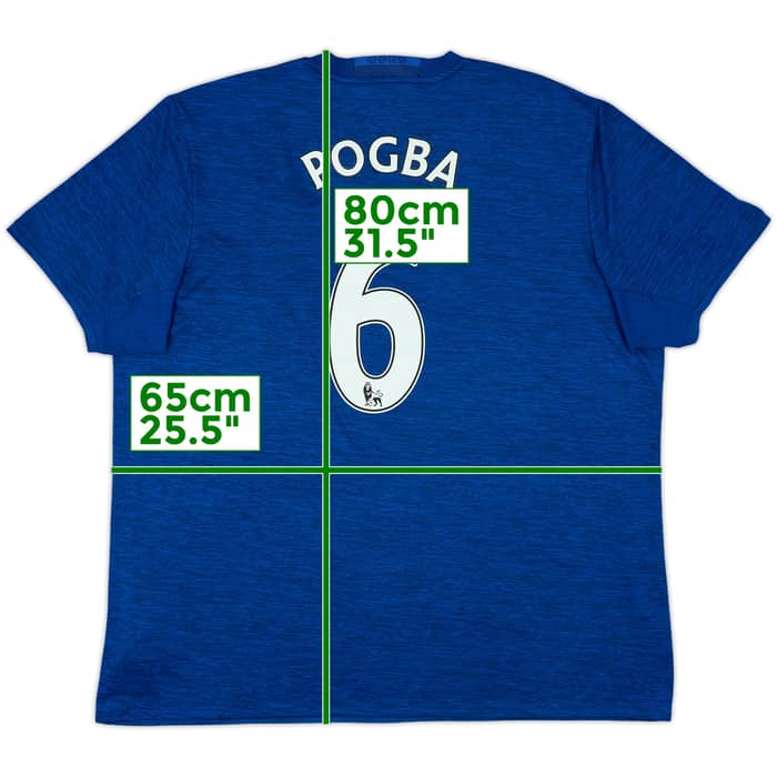 2016-17 Manchester United Away Shirt Pogba #6 - 7/10 - (XXL)
