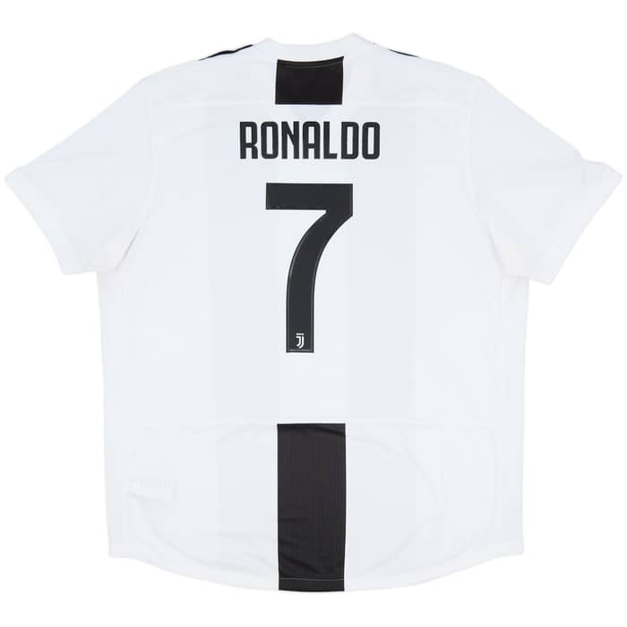 2018-19 Juventus Home Shirt Ronaldo #7 - 7/10 - (XXL)