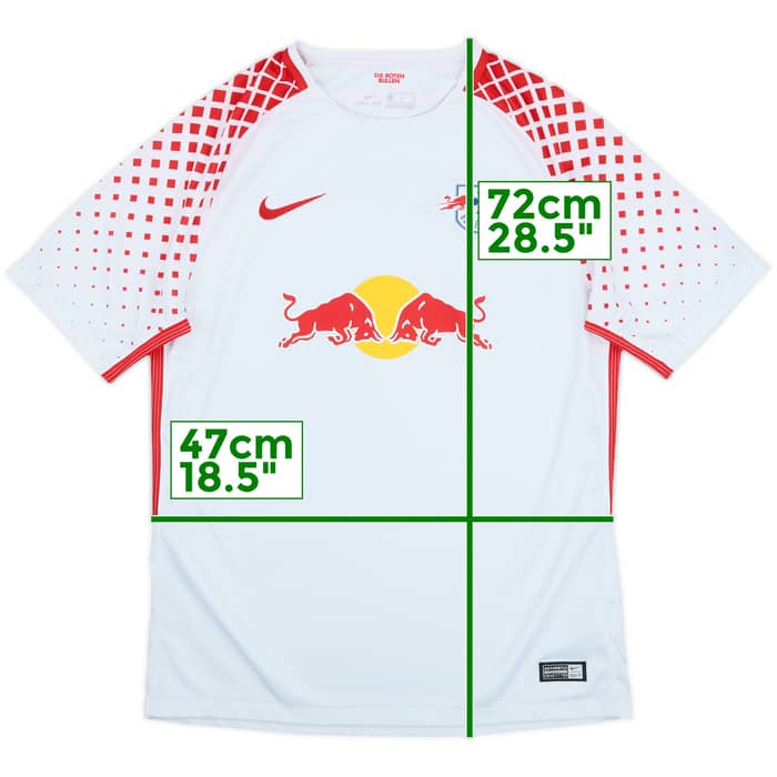 2017-18 RB Leipzig Home Shirt - 7/10 - (M)