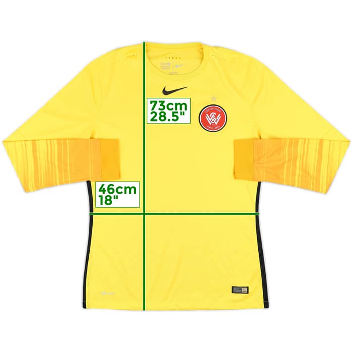 2015-16 Western Sydney Wanderers Authentic GK Shirt - 8/10 - (L)
