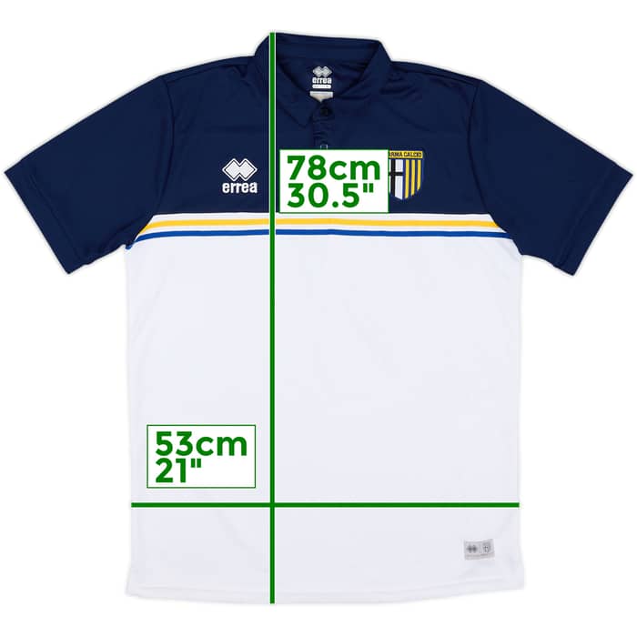 2021-22 Parma Errea Polo Shirt - 8/10 - (L)