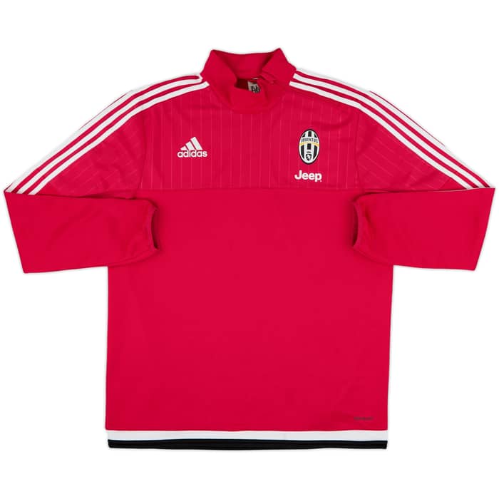 2015-16 Juventus adidas 1/4 Zip Drill Top - 8/10 - (L)