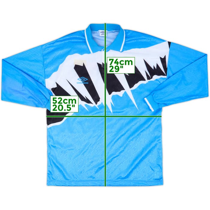 1990s Umbro Template L/S Shirt #17 - 7/10 - (L)