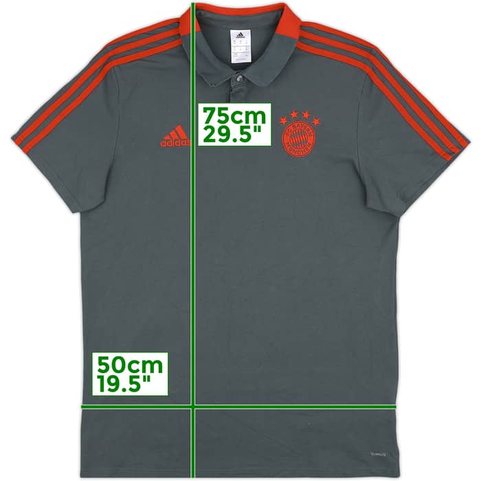 2018-19 Bayern Munich adidas Polo Shirt - 8/10 - (XL)