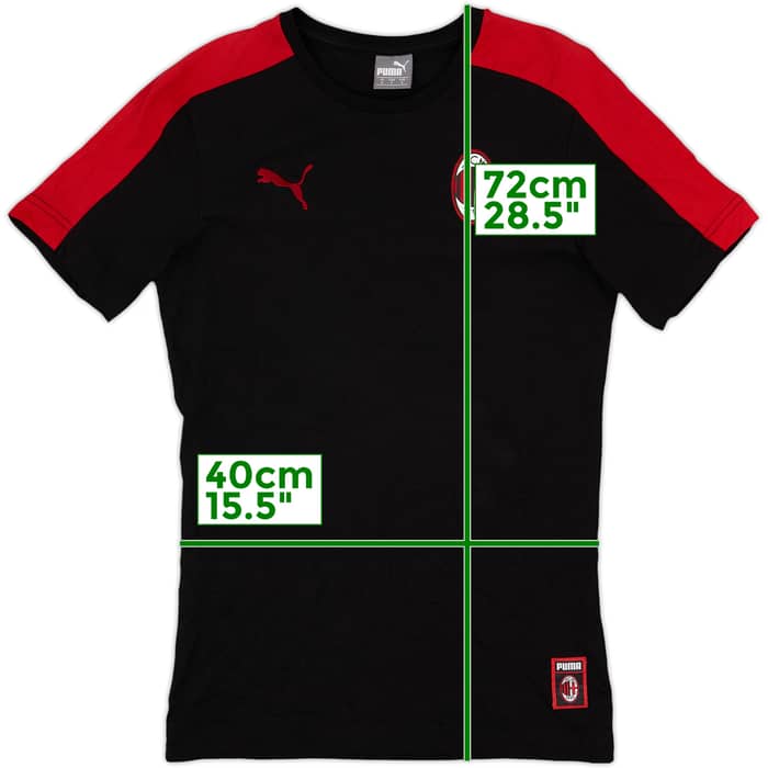 2018-19 AC Milan Puma Training Shirt - 8/10 - (S)