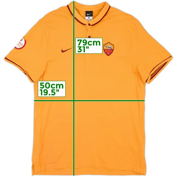 2015-16 Roma Nike Polo Shirt - 9/10 - (L)