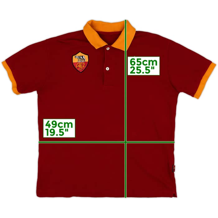 2012-13 Roma Kappa Polo Shirt - 8/10 - (L.Boys)