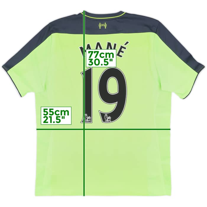 2016-17 Liverpool Third Shirt Mane #19 - 7/10 - (L)