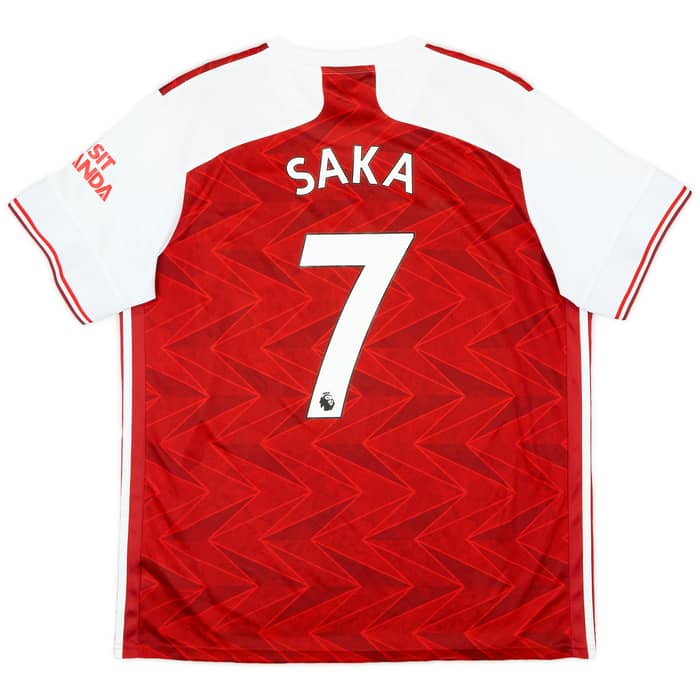 2020-21 Arsenal Home Shirt Saka #7 - 7/10 - (XL)