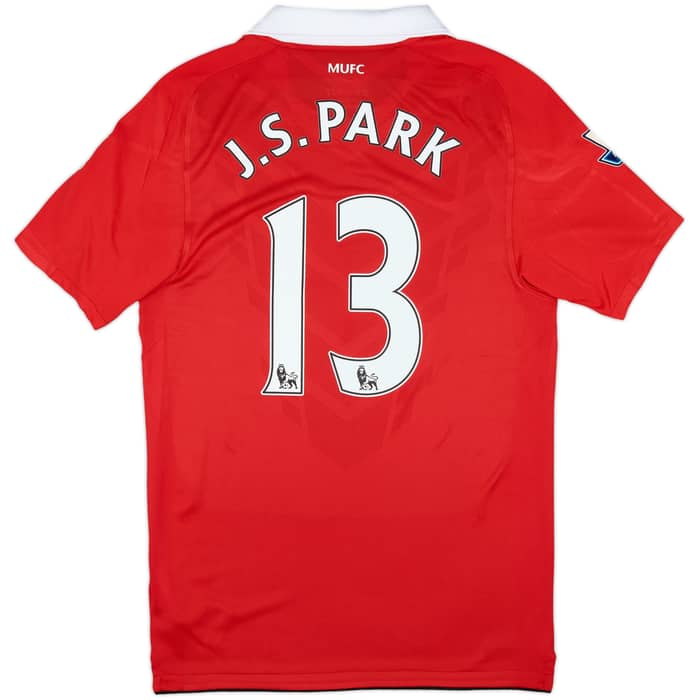 2010-11 Manchester United Home Shirt J.S.Park #13 - 8/10 - (S)