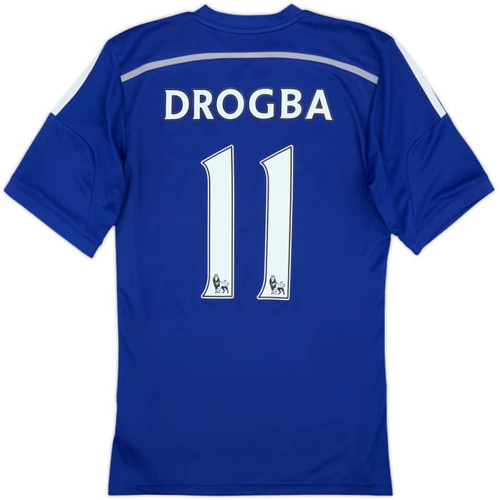2014-15 Chelsea Home Shirt Drogba #11 - 8/10 - (S)