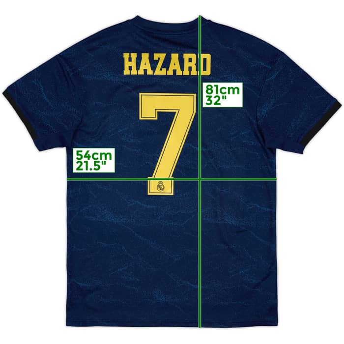2019-20 Real Madrid Away Shirt Hazard #7 - 10/10 - (L)
