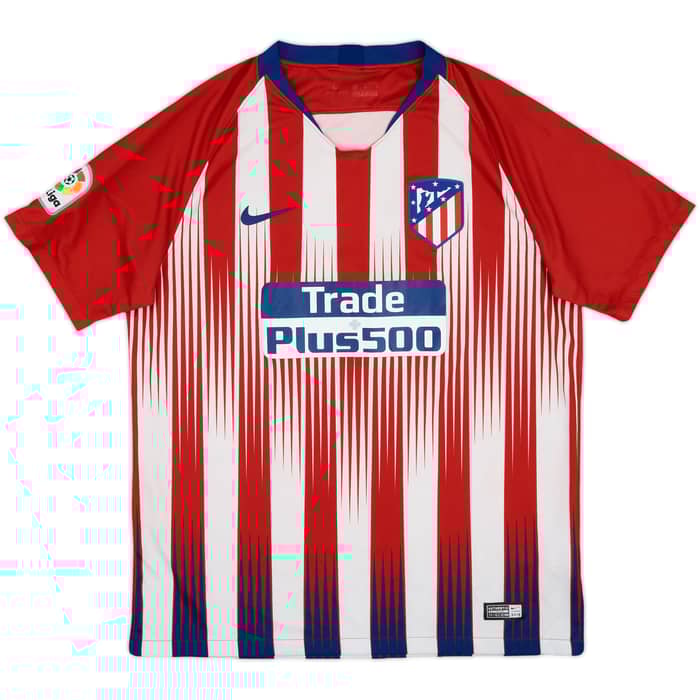 2018-19 Atletico Madrid Home Shirt - 6/10 - (L)