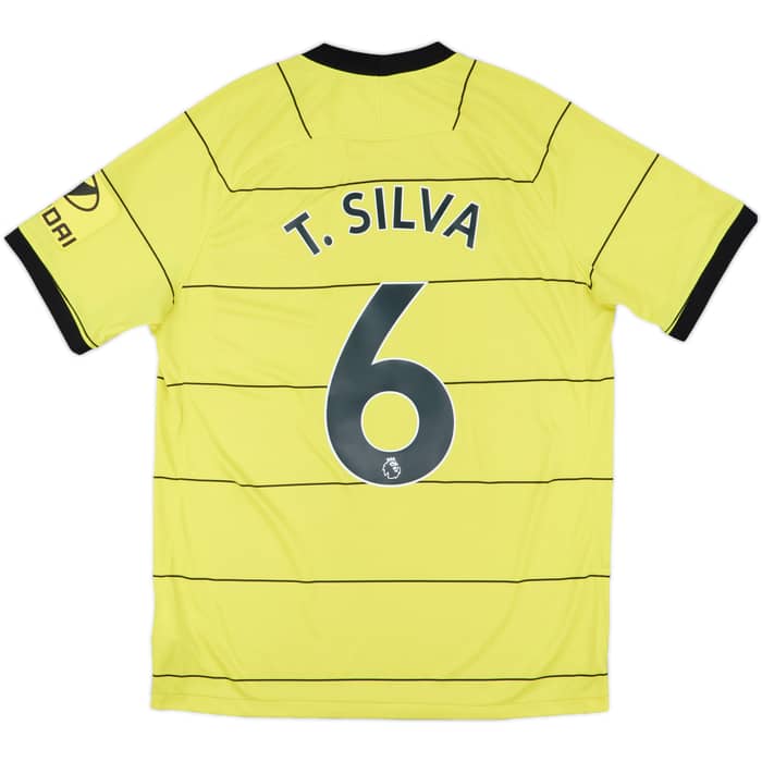 2021-22 Chelsea Away Shirt T.Silva #6 - 8/10 - (L)