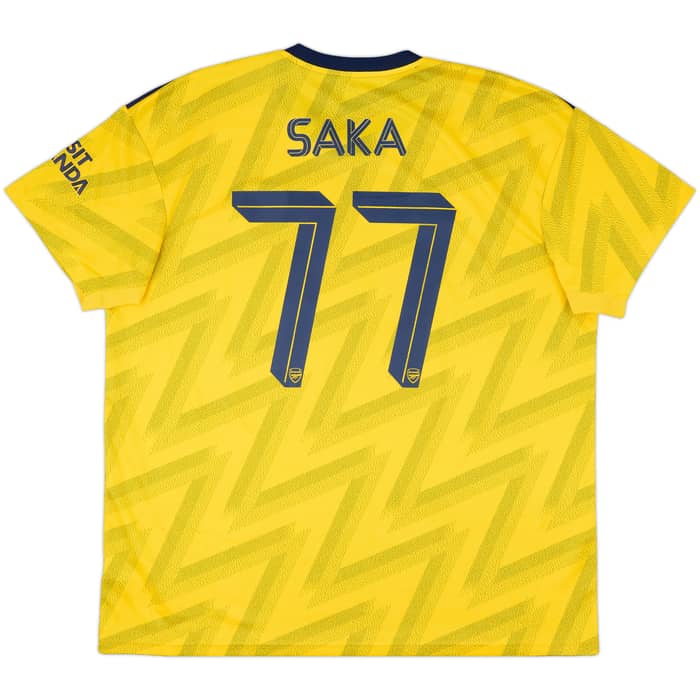 2019-20 Arsenal Away Shirt Saka #77 - 8/10 - (XXL)