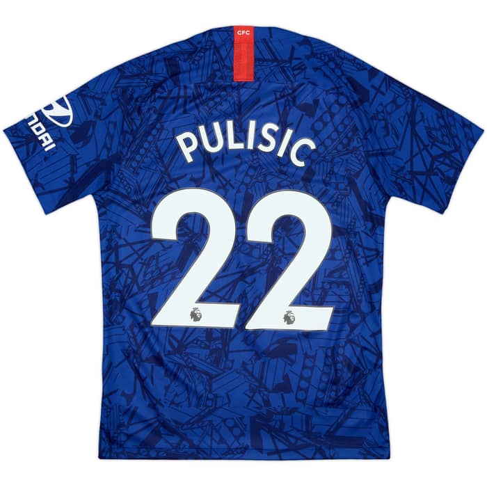 2019-20 Chelsea Home Shirt Pulisic #22 - 9/10 - (S)