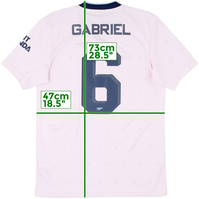 2022-23 Arsenal Third Shirt Gabriel #6 - 10/10 - (S)