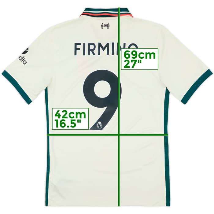 2021-22 Liverpool Away Shirt Firmino #9 - 8/10 - (S)