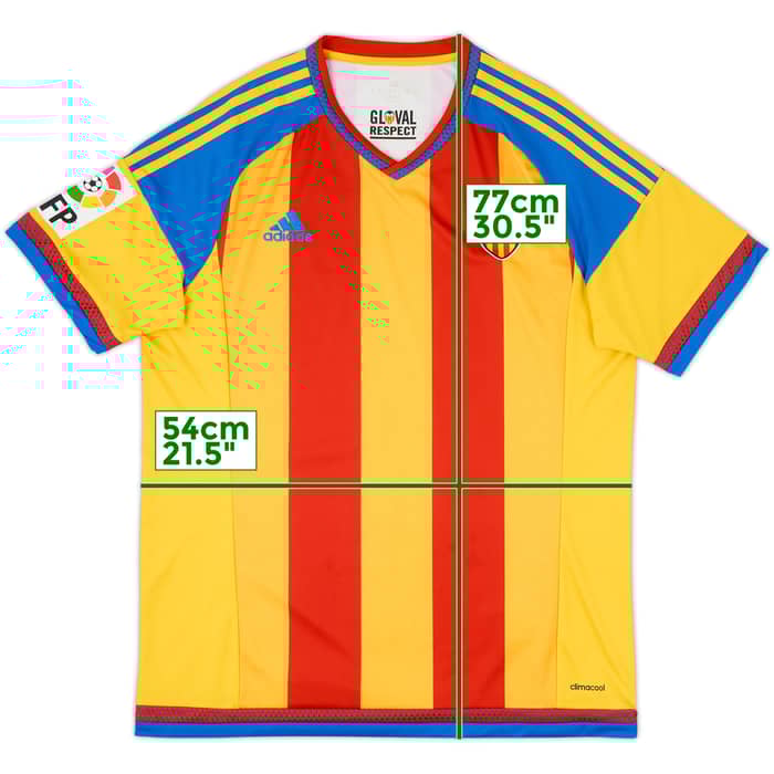 2015-16 Valencia Away Shirt - 8/10 - (L)