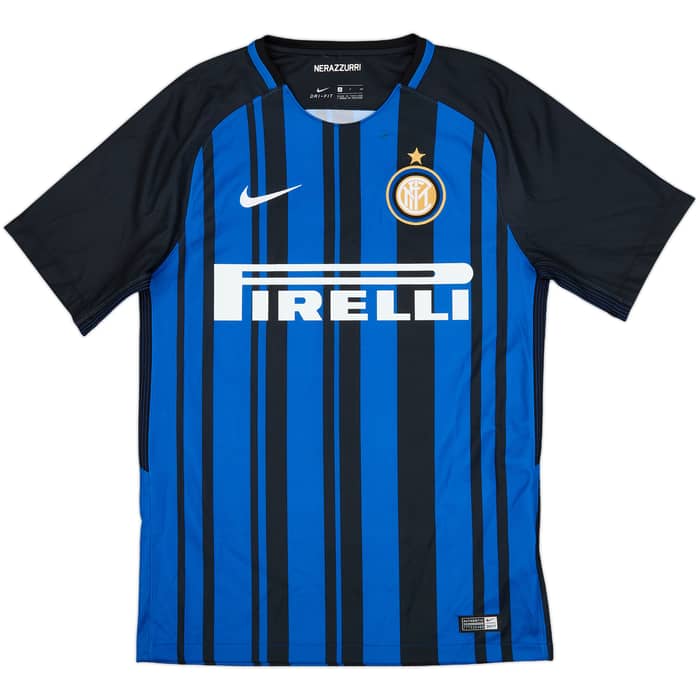 2017-18 Inter Milan Home Shirt Candreva #87 - 7/10 - (S)