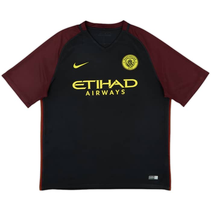 2016-17 Manchester City Away Shirt De Bruyne #17 - 8/10 - (XL)