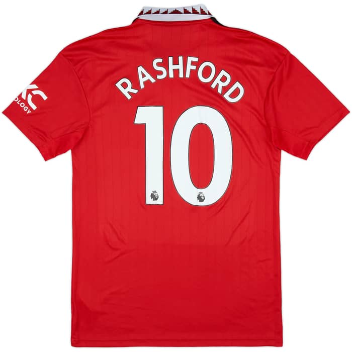 2022-23 Manchester United Home Shirt Rashford #10 - 10/10 - (M)