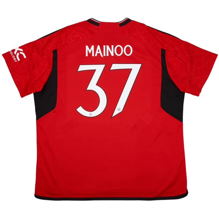 2023-24 Manchester United Home Shirt Mainoo #37 - 10/10 - (3XL)