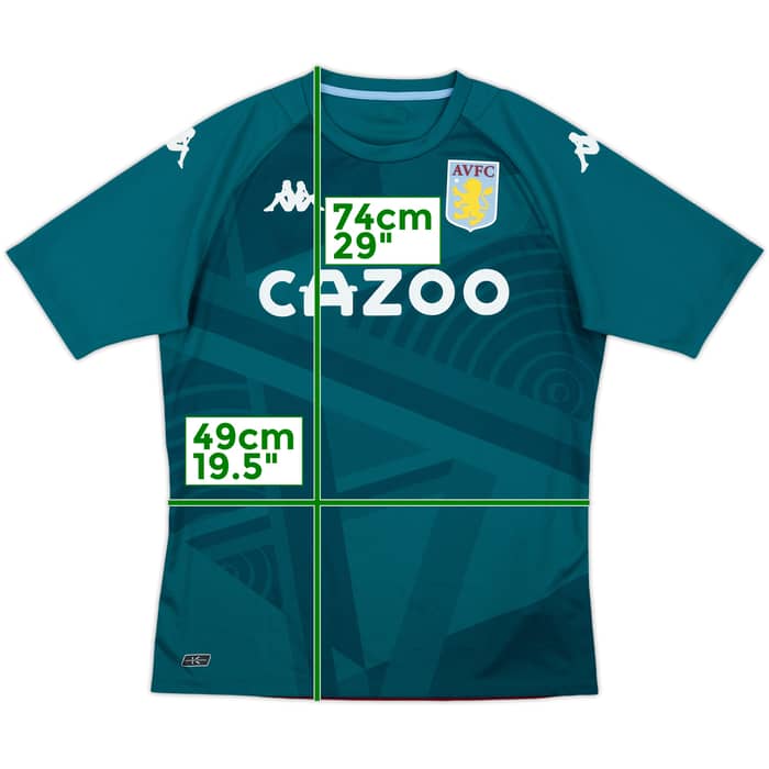 2021-22 Aston Villa GK S/S Shirt - 8/10 - (L)