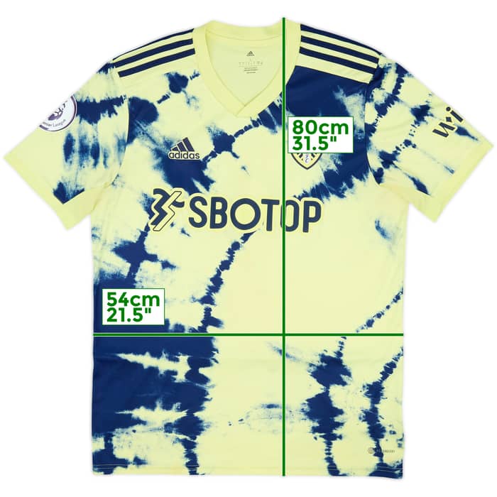 2022-23 Leeds Away Shirt - 7/10 - (L)