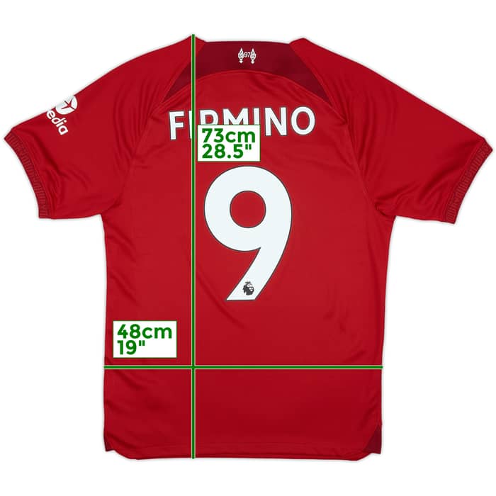 2022-23 Liverpool Home Shirt Firmino #9 - 10/10 - (S)