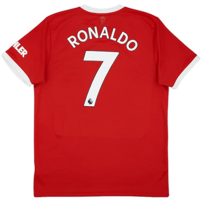2021-22 Manchester United Home Shirt Ronaldo #7 - 9/10 - (L)