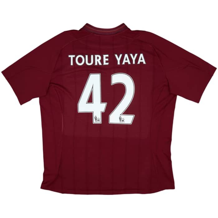 2012-13 Manchester City Away Shirt Toure Yaya #42 - 10/10 - (XL)