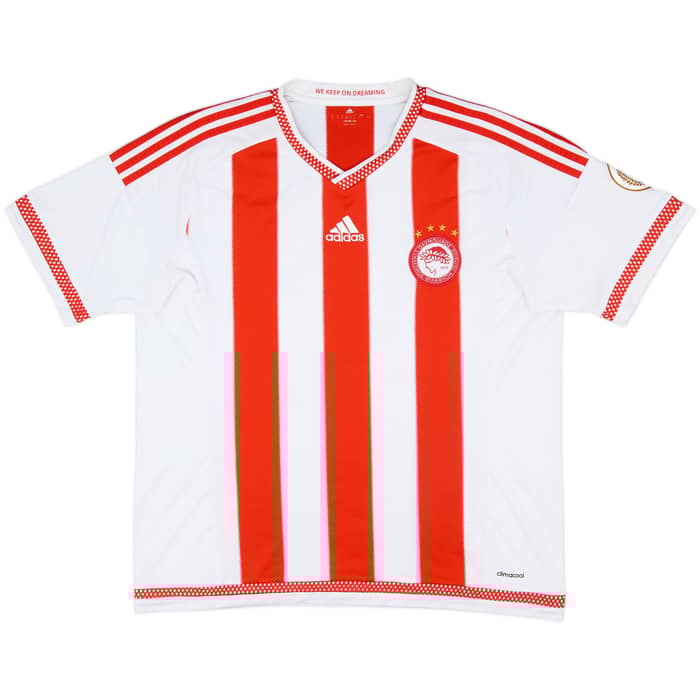 2015-16 Olympiakos Home Shirt - 6/10 - (XL)