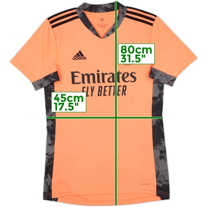 2020-21 Real Madrid S/S GK Shirt - 8/10 - (S)