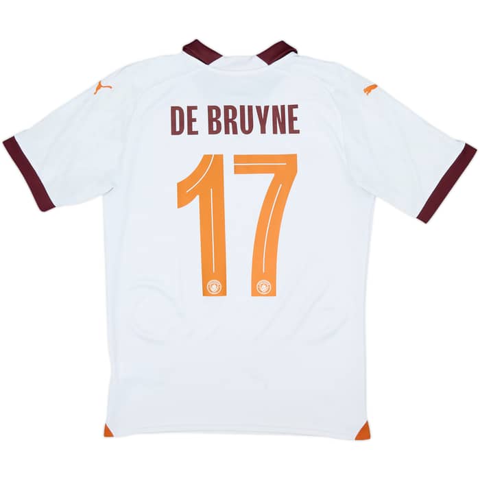 2023-24 Manchester City Away Shirt De Bruyne #17 - 7/10 - (S)