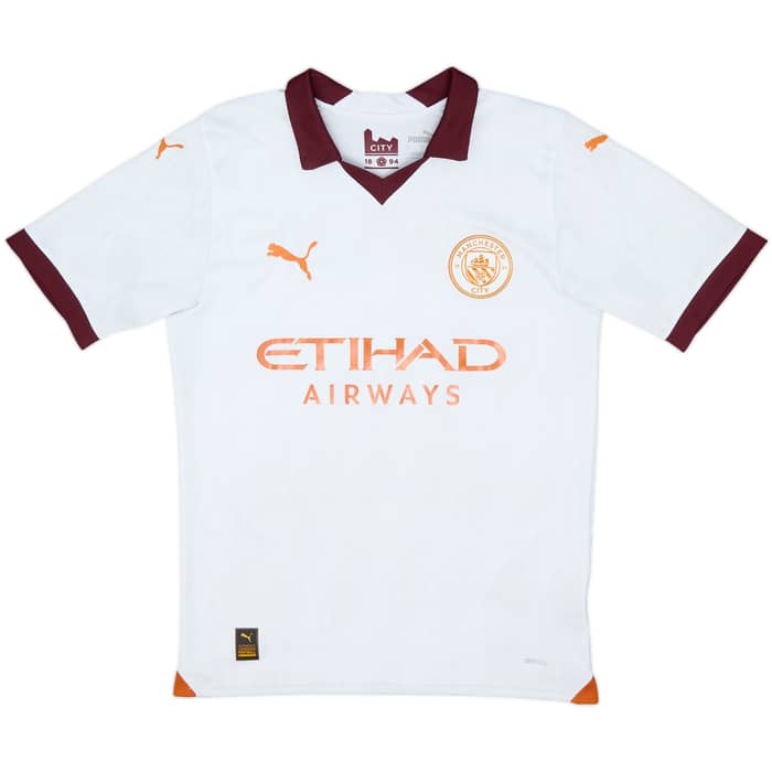 2023-24 Manchester City Away Shirt De Bruyne #17 - 7/10 - (S)