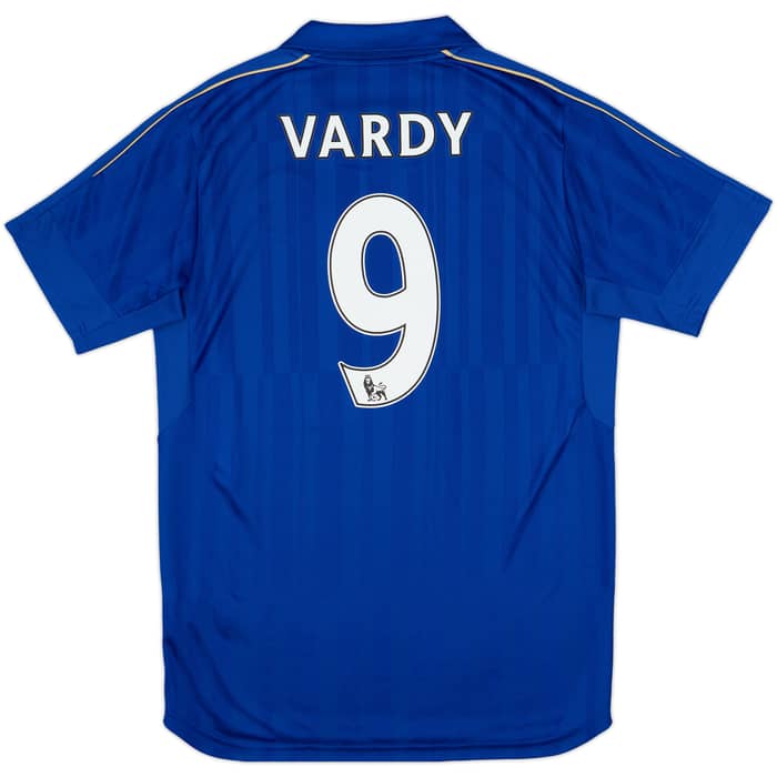 2016-17 Leicester Home Shirt Vardy #9 - 9/10 - (M)